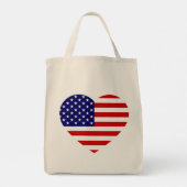 USA Heartflag gtcnt Tragetasche (Rückseite)