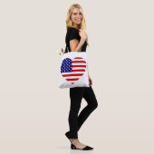 USA Heartflagge Tasche (Am Model)