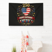 USA-Herzen 1776 2026 4. Juli Banner (InSitu)