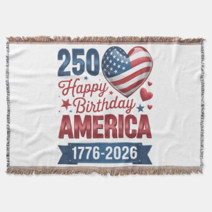 USA Herzen 1776 2026 4. Juli Decke