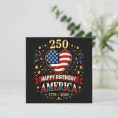 USA-Herzen 1776 2026 4. Juli Programm (Stehend Vorderseite)