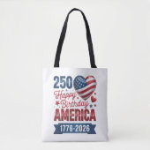 USA Herzen 1776 2026 4. Juli Tasche (Vorderseite)