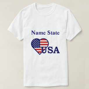 USA Herzöge Flaggen Mens Name Staat T - Shirt