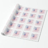USA Hillary 4 President Geschenkpapier (Ungerollt)