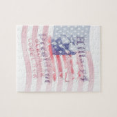 USA Hillary 4 President Puzzle (Horizontal)