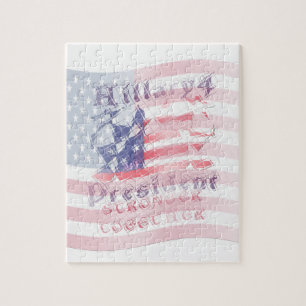 USA Hillary 4 President Puzzle