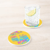 USA Hillary Hope Stronger Together Sandstein Untersetzer (Seite)