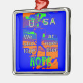USA Hillary Hope Wir sind gemeinsam stärker Ornament Aus Metall (Links)