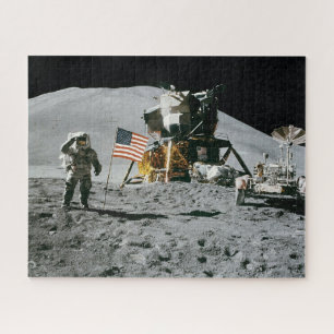 USA Historic Apollo Moon Landing Puzzle
