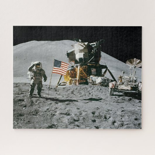 USA Historic Apollo Moon Landing Puzzle (Horizontal)