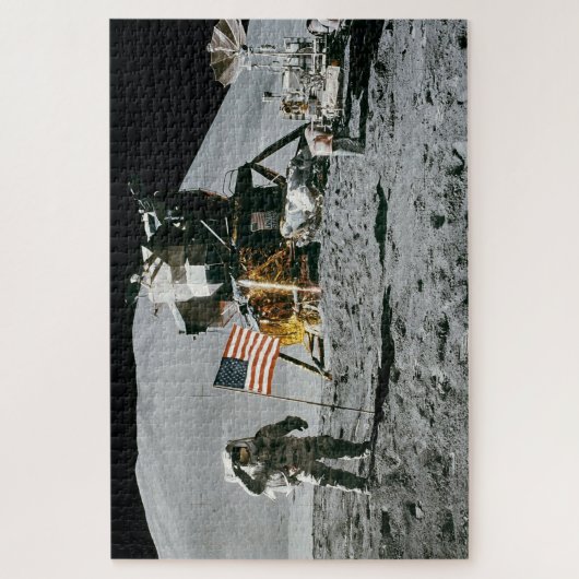 USA Historic Apollo Moon Landing Puzzle (Vertikal)