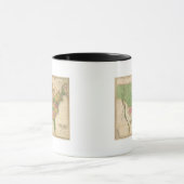 USA Historische Karte Tasse (Zentrum)
