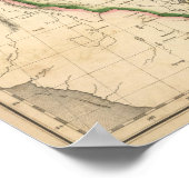 USA History Map Poster (Ecke)