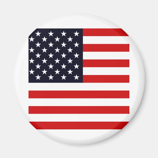 USA Hochwertige Flagge Magnet (Vorne)