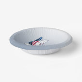 USA-Hockey-Schlittschuhe Pappteller (Gewinkelt)