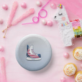 USA-Hockey-Schlittschuhe Pappteller (Party)