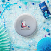 USA-Hockey-Schlittschuhe Pappteller (Party)