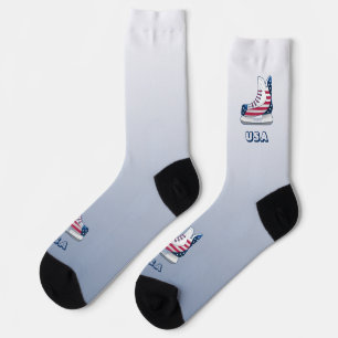 USA-Hockeyschlittschuhe Socken
