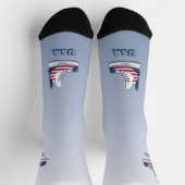 USA-Hockeyschlittschuhe Socken (Oben)
