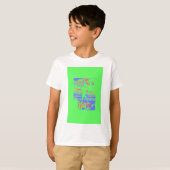 USA Hoffnung: Neon Lemon & Orange Art T-Shirt (Vorne ganz)