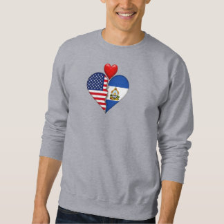 USA Honduras Herz Flaggen Hispanic Heritage Sweatshirt