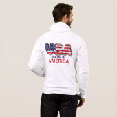 USA HOODIE (Schwarz voll)
