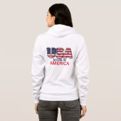 USA HOODIE (Schwarz voll)