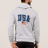 USA Hoodie für Männer (Rückseite)