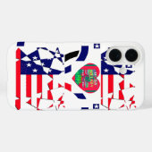 USA Hope Beautiful Phantastisch National Flag Desi Case-Mate iPhone Hülle (Rückseite (Horizontal))