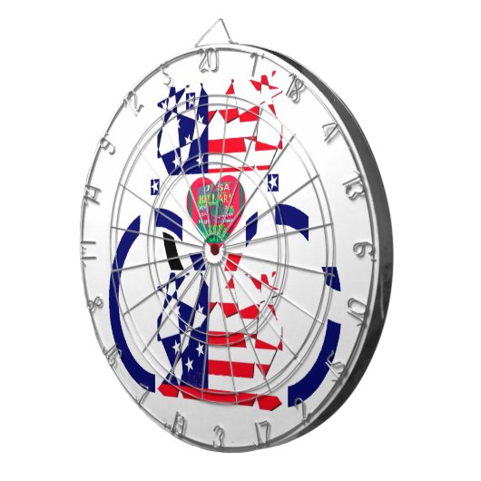 USA Hope Beautiful Phantastisch National Flag Desi Dartscheibe (Vorderseite rechts)