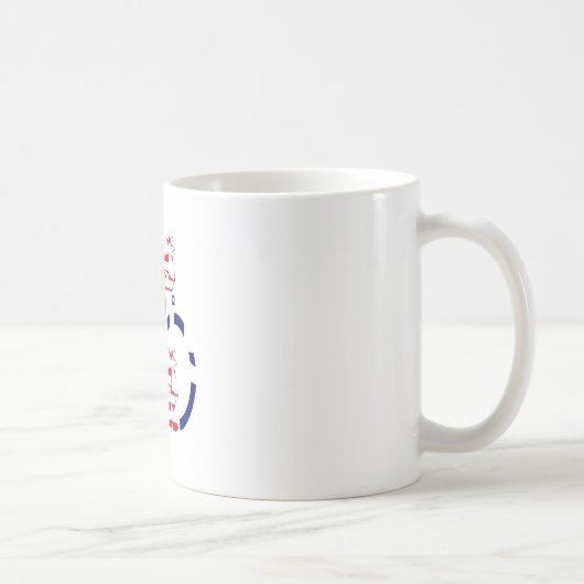 USA Hope Beautiful Phantastisch National Flag Desi Kaffeetasse (Rechts)