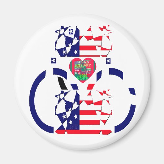 USA Hope Beautiful Phantastisch National Flag Desi Magnet (Vorne)