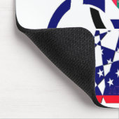 USA Hope Beautiful Phantastisch National Flag Desi Mousepad (Ecke)