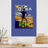 USA Hope Poster (Küche)
