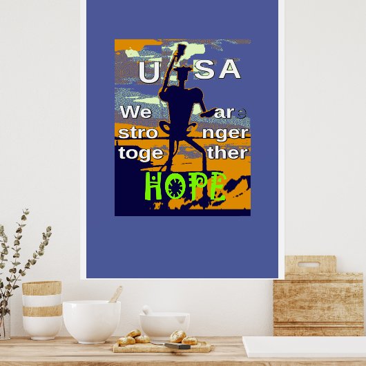 USA Hope Poster (Küche)