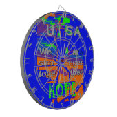 USA Hope Strong Together - A Patriotic Tapestry Dartscheibe (Vorderseite Links)