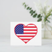 USA I Liebe Amerika Postkarte (Stehend Vorderseite)