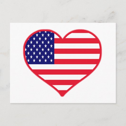 USA I Liebe Amerika Postkarte (Vorderseite)