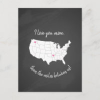 USA I Liebe Sie mehr als die Meilen zwischen uns