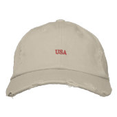 USA "I wirklich care" Stone Bestickte Baseballkappe (Vorderseite)