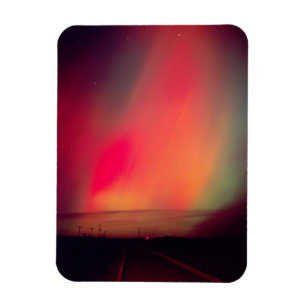 USA, Idaho. Aurora borealis, Nordlicht bei Magnet