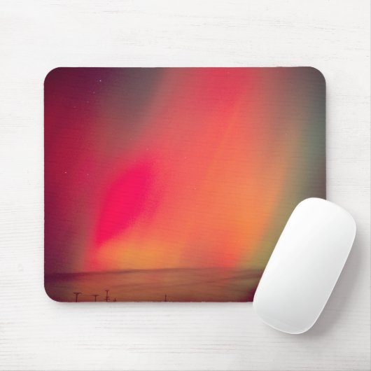 USA, Idaho. Aurora borealis, Nordlichter am Mousepad (Mit Mouse)