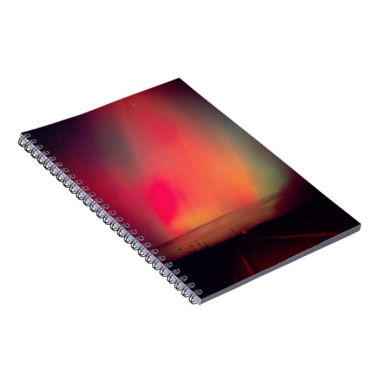 USA, Idaho. Aurora borealis, Nordlichter am Notizblock (Rechte Seite)