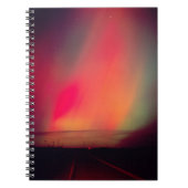 USA, Idaho. Aurora borealis, Nordlichter am Notizblock (Vorderseite)