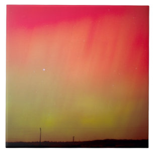 USA, Idaho. Aurora borealis, Nordlichter bei 2 Fliese