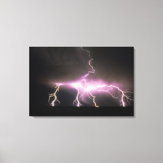 USA, Idaho Lightning. Leinwanddruck (Vorderseite)