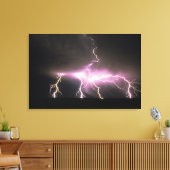 USA, Idaho Lightning. Leinwanddruck (Insitu (Wohnzimmer))