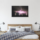 USA, Idaho Lightning. Leinwanddruck (Insitu (Schlafzimmer))