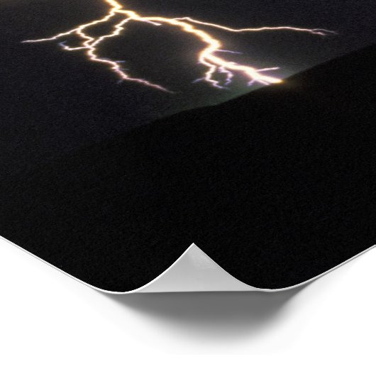 USA, Idaho Lightning. Poster (Ecke)