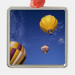 USA, Idaho, Teton Valley. Heißluftballons Ornament Aus Metall